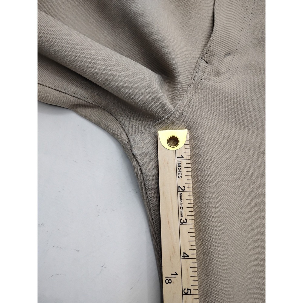 Levis Pants Mens 38x30 Tan Bootcut Polyester Dress Flat Front - Picture 8 of 11